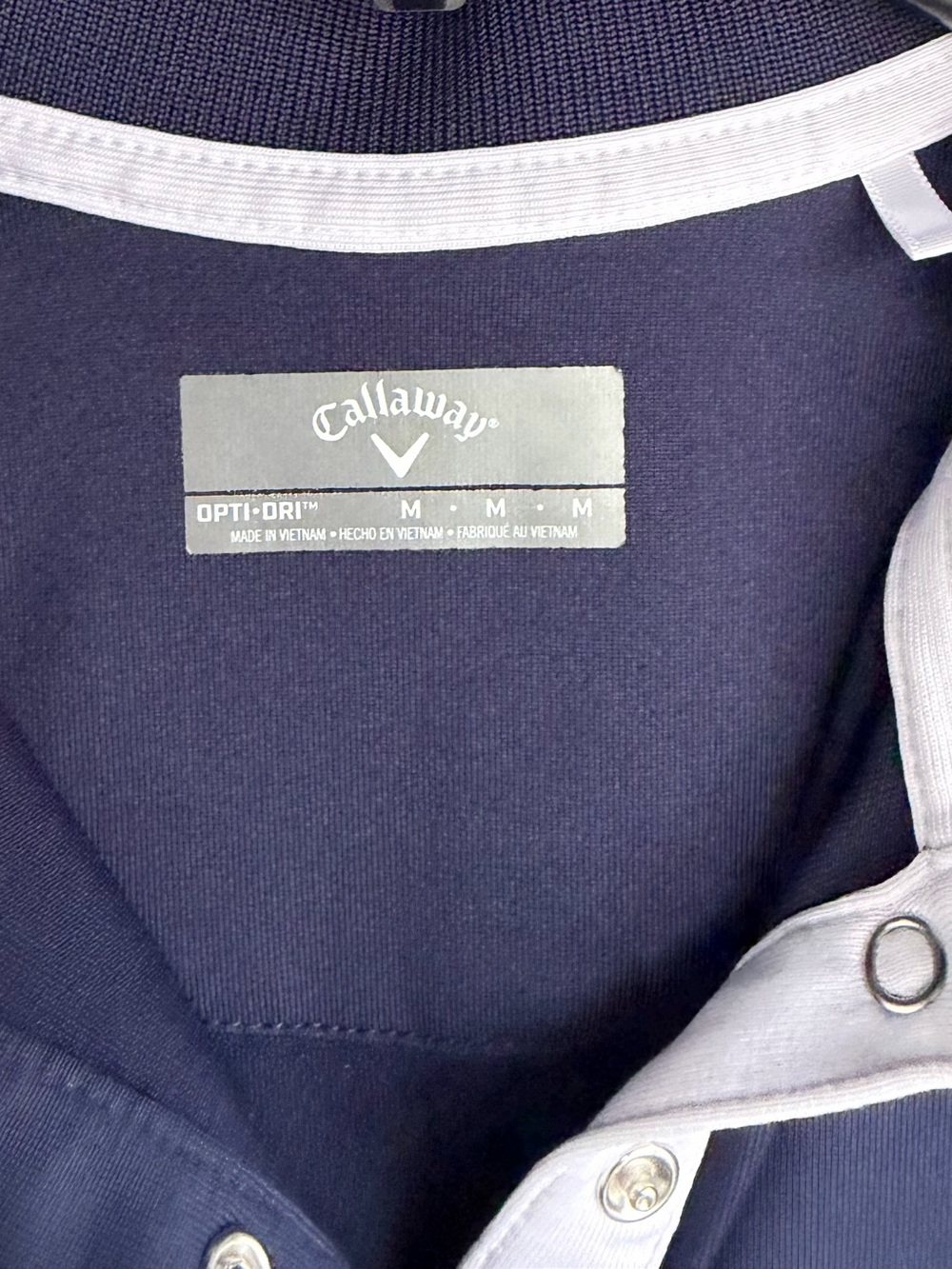 Callaway Sleeveless Navy Polo with White Trim Golf Dress - Picture 7 of 7